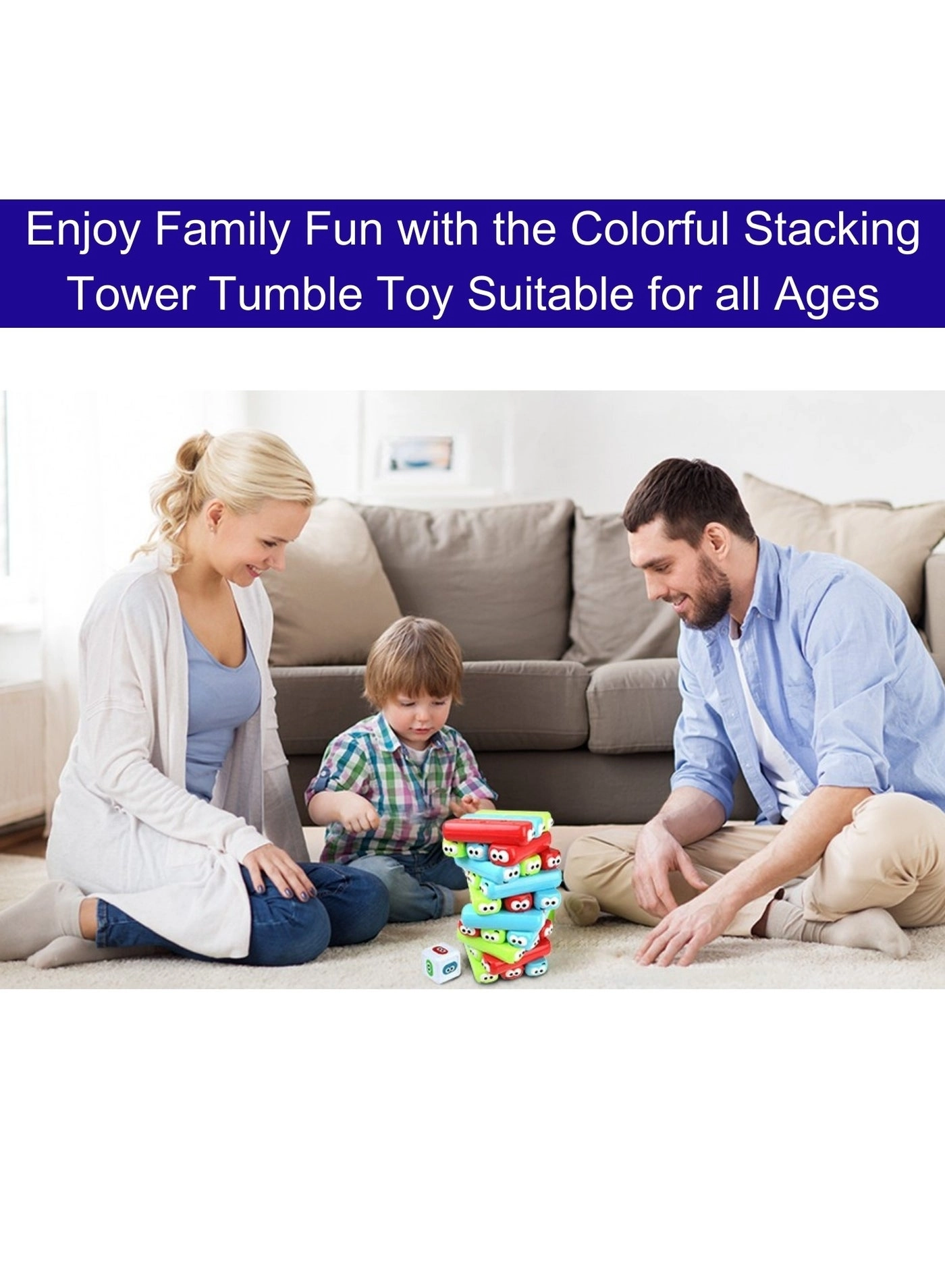 Googly Tumbling Tower - 30 pcs