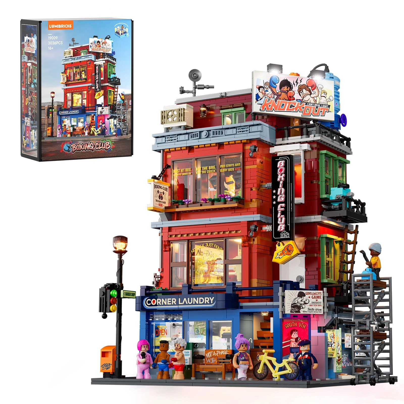 Lumibricks Street Fusion Boxing Club Puzzle (19009-EU) - 3036 pcs
