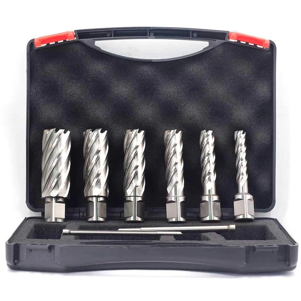 JESTUOUS Annular Cutters - HSS 6pcs 3/4 Inch