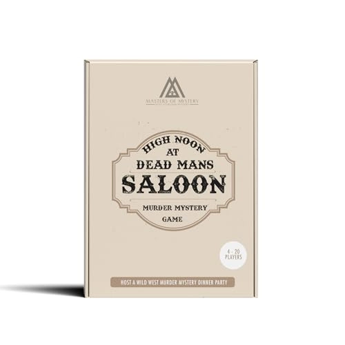 Cowboy Wild West Murder Dinner Game - English Adult