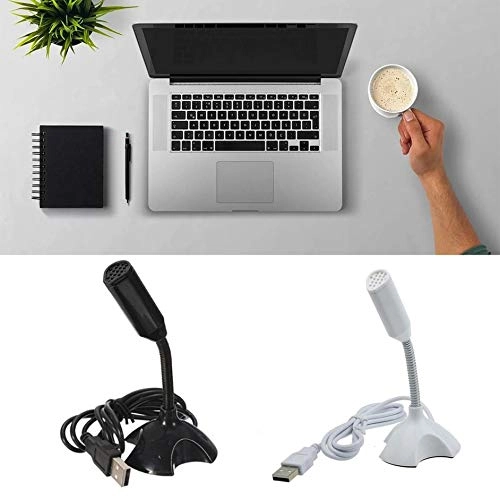 USB Capacitive Mini Microphone Stand - Omnidirectional Plug and Play