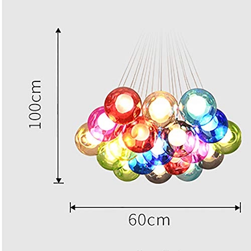 Color bubble ball Chandelier