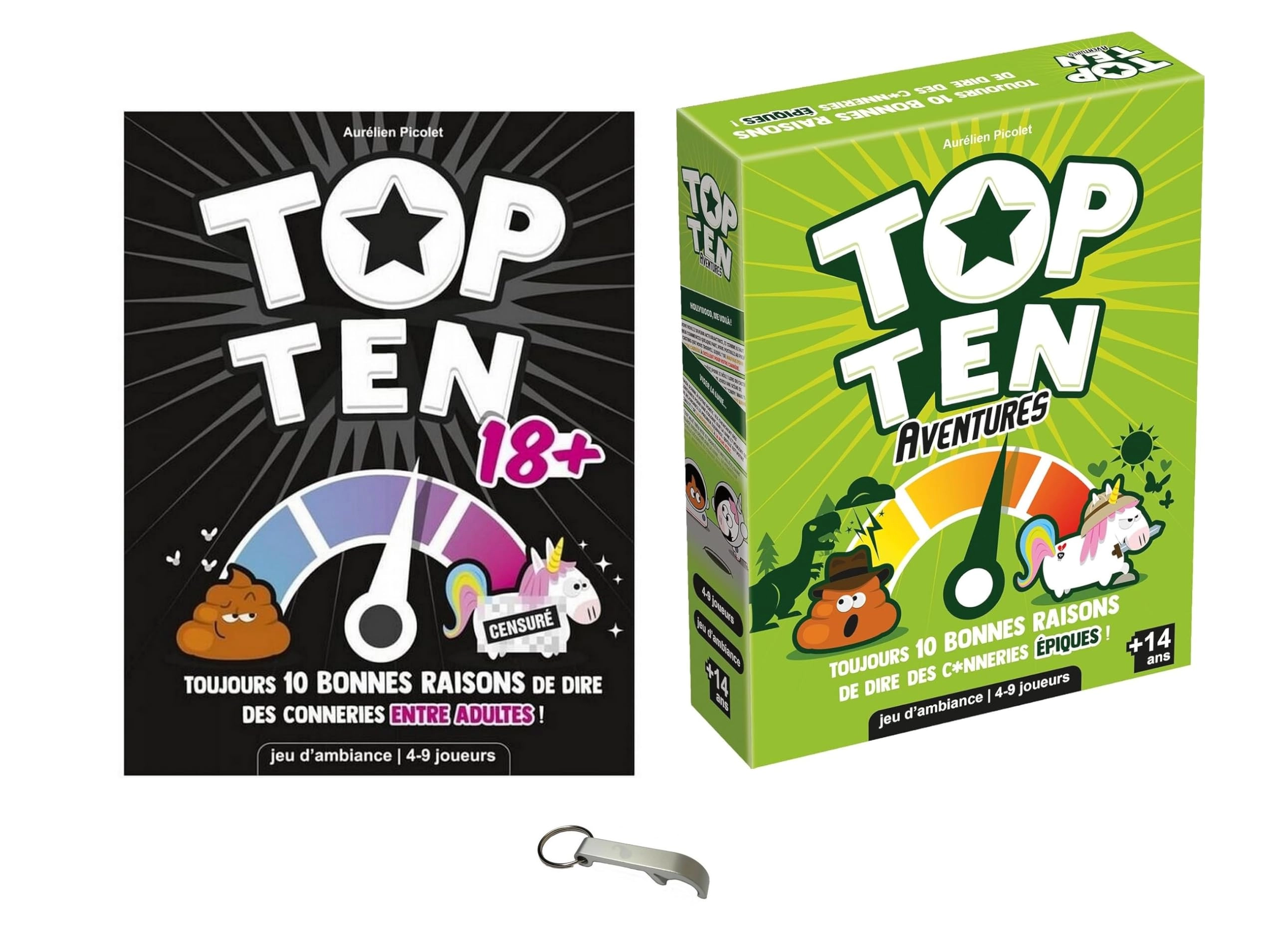 Blumie Shop Top Ten - 18 Years + Top Ten Adventure + bottle opener (French)