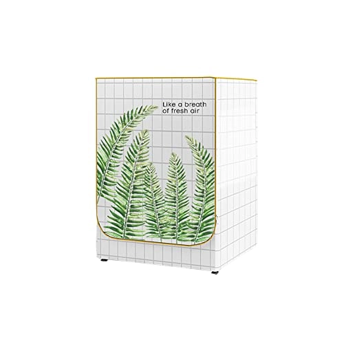 Washing machine cover - M Tropical Leaf 1 Front Loader