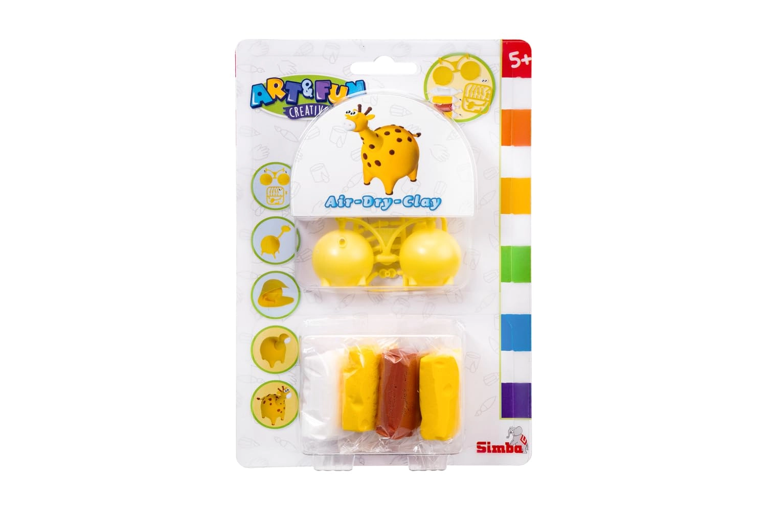 Simba Art & Fun Air Dry Clay Giraffe - Plasticine 107g