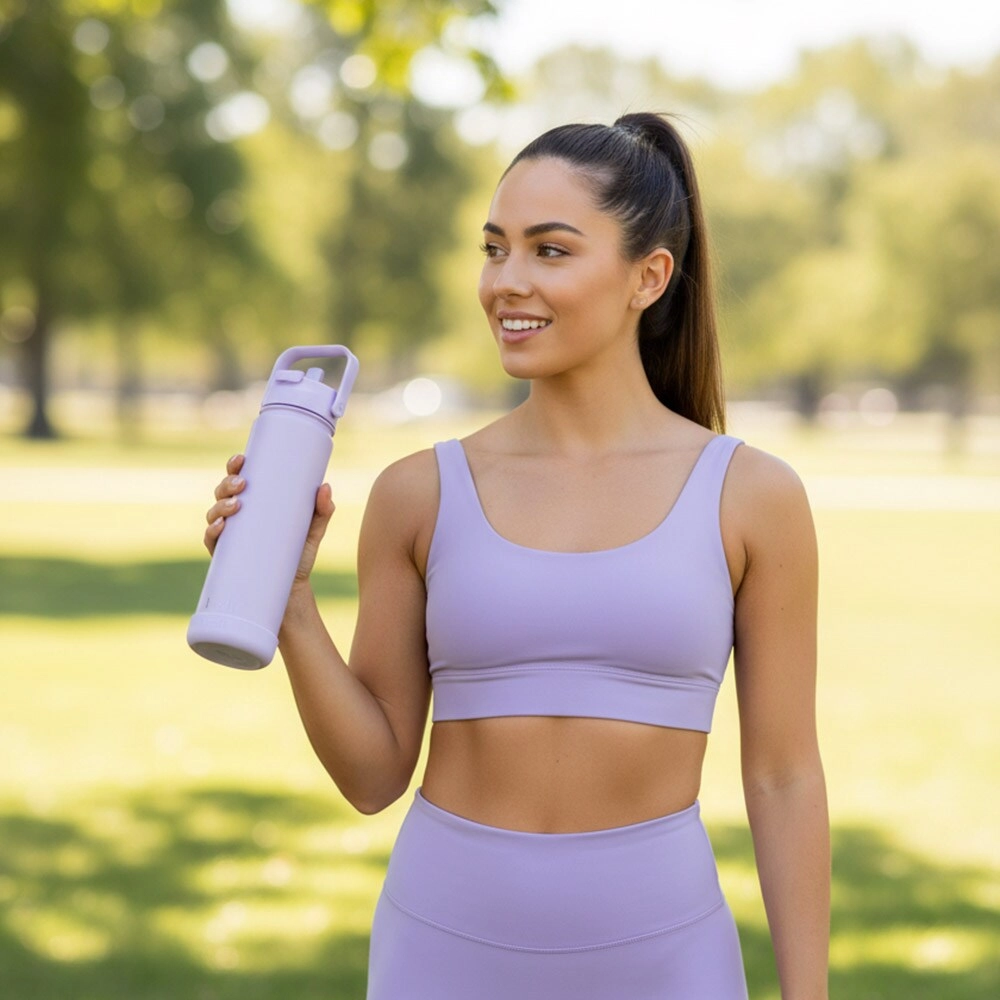 Stainless Steel Bottle - 650 ml 2-in-1 Lid