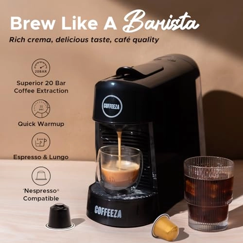Finero Next - 20 BAR Compatible with Nespresso Pods