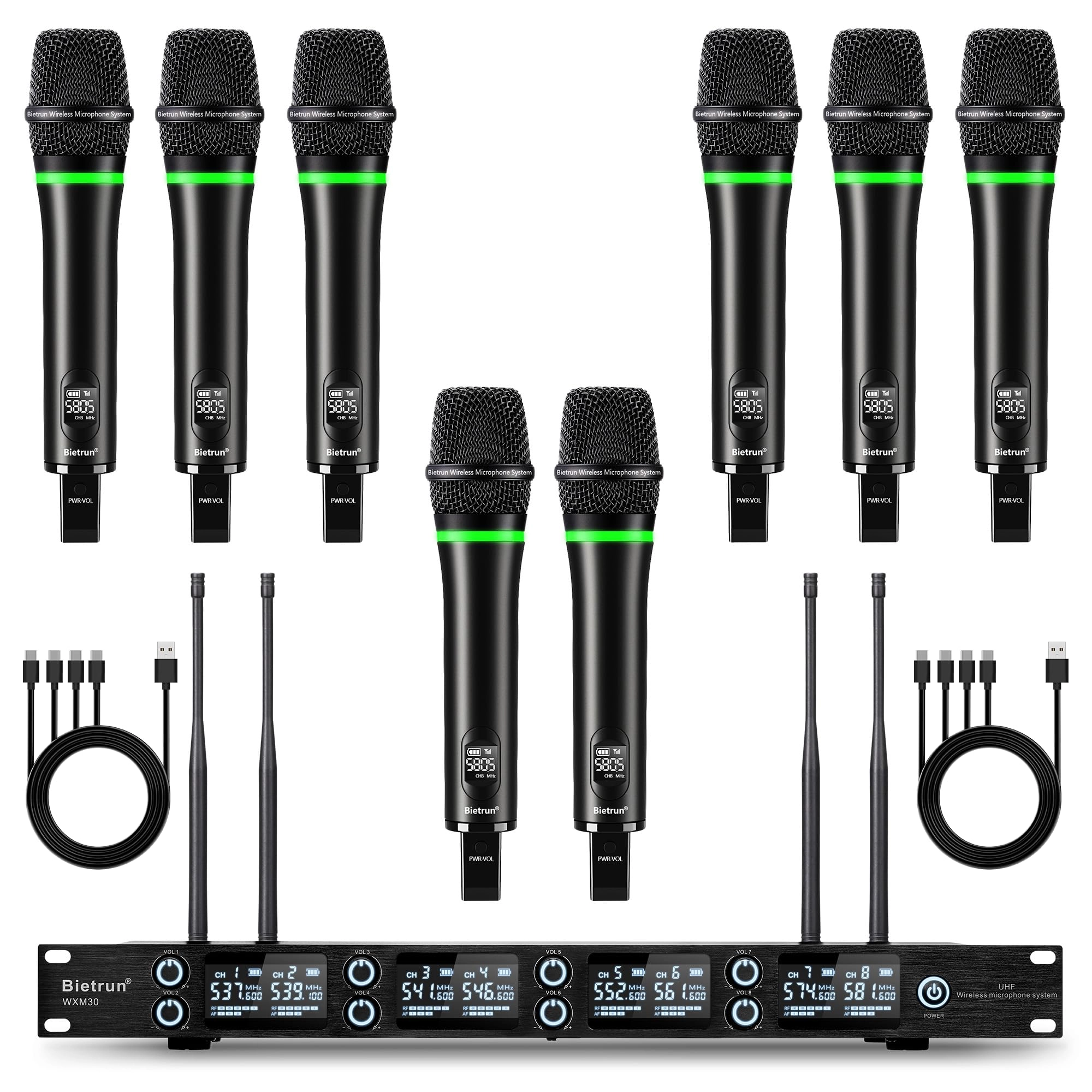 Shenzhen LongXiang Intelligent Technology Co. Ltd. Wireless Microphone System - 8-Channel UHF