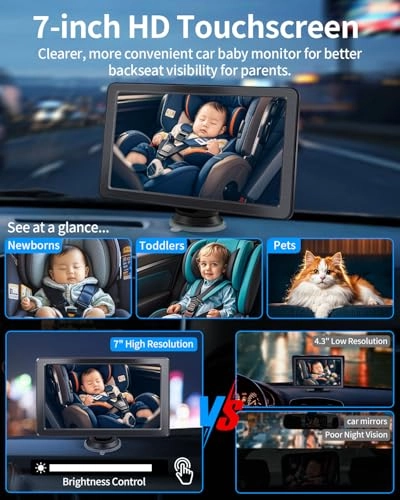 Baby Car Camera - 7 inch