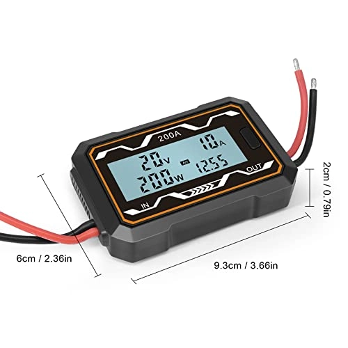 DC Power Meter - 0-60V Battery Powered