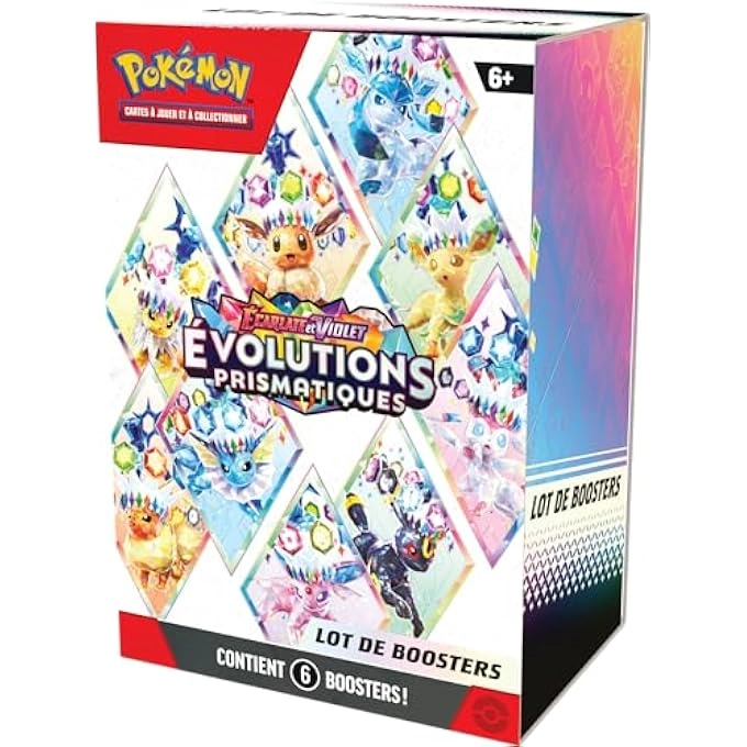 SCARLET & PURPLE PRISMATIC EVOLUTIONS - 6pcs