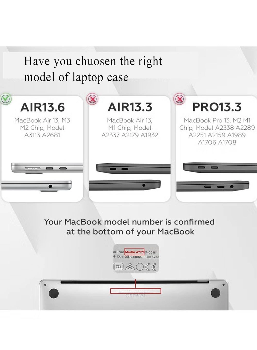 MacBook Air Case for 13.6-Inch (2024, 2023, 2022)