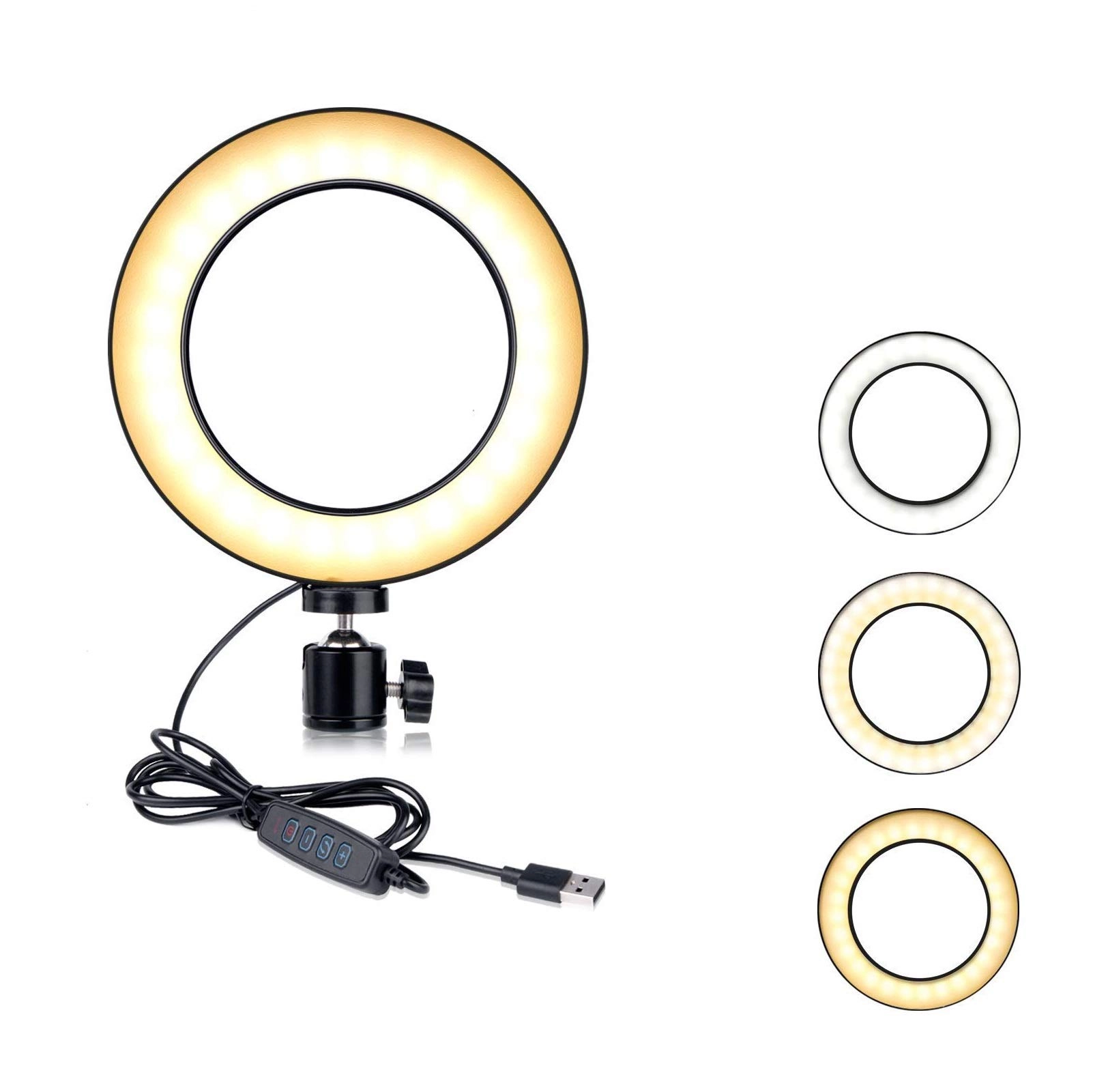 Acetaken Mount Selfie Ring Light - 8-inch