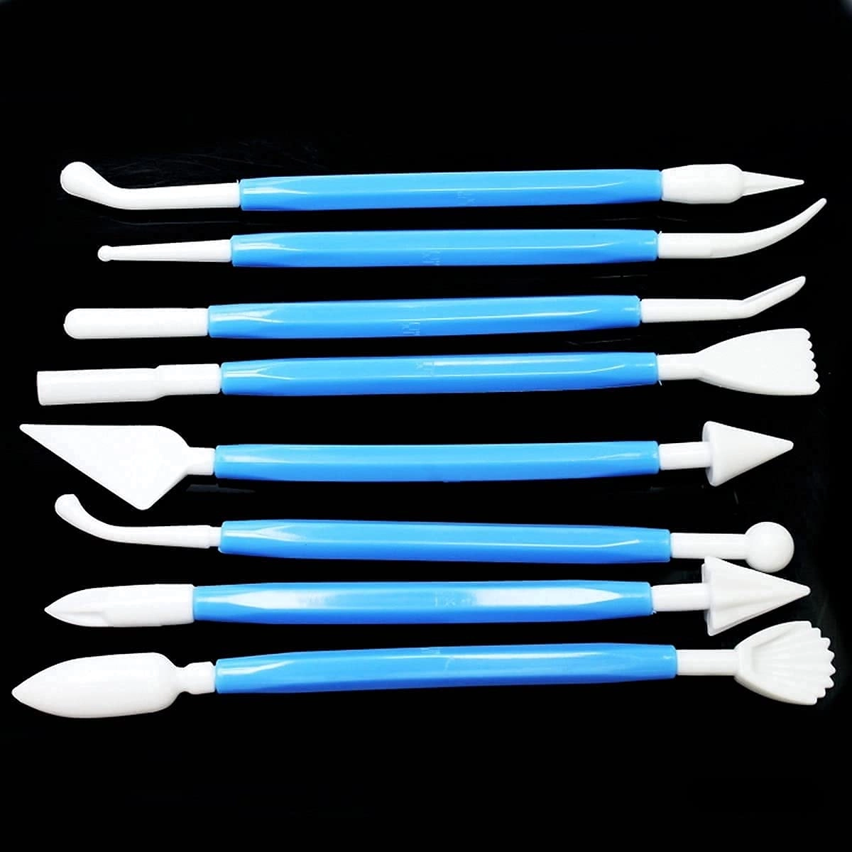 URBAN BOX Plastic Carving Double Heads - PP 8 pieces