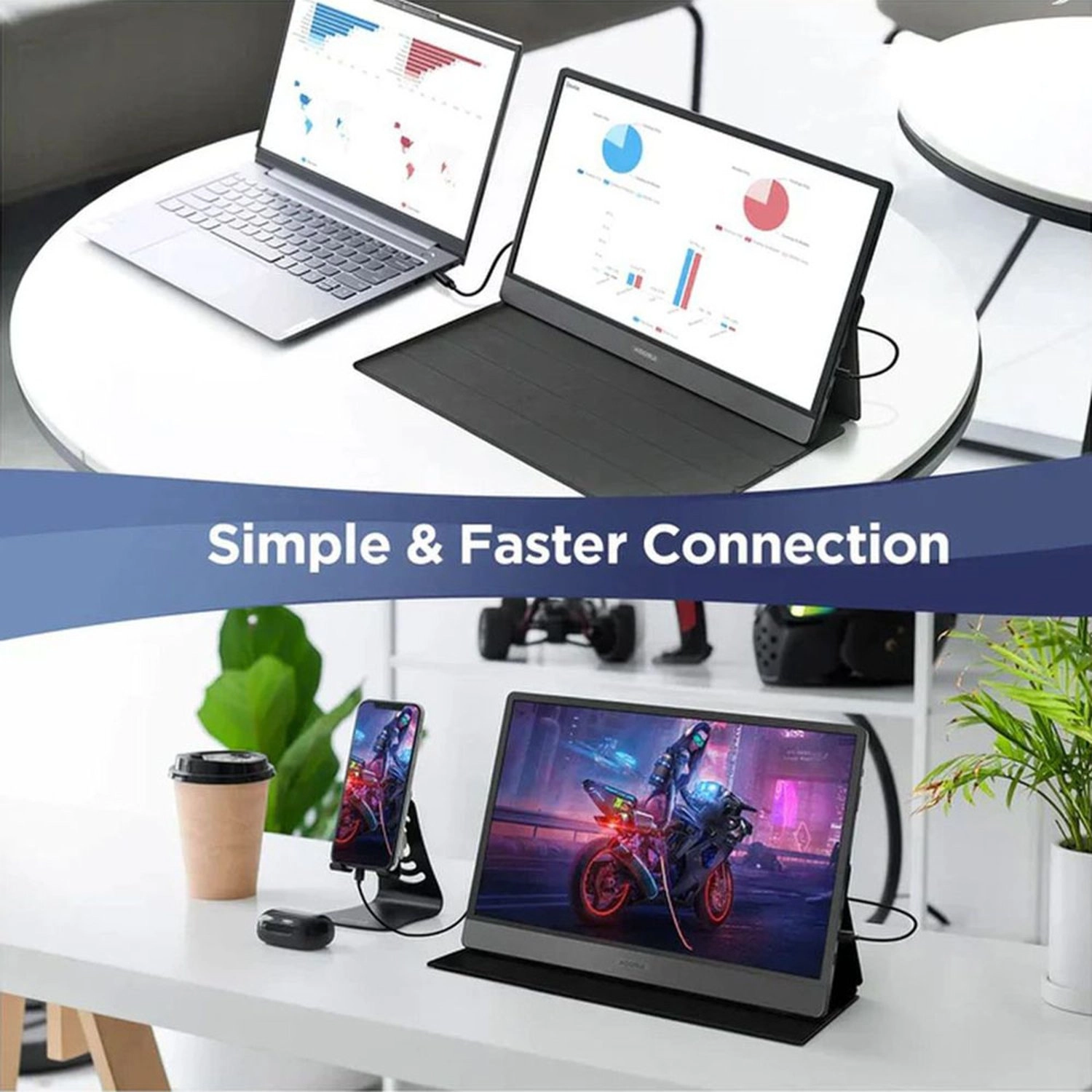 Portable Monitor - 1080P 15.6"