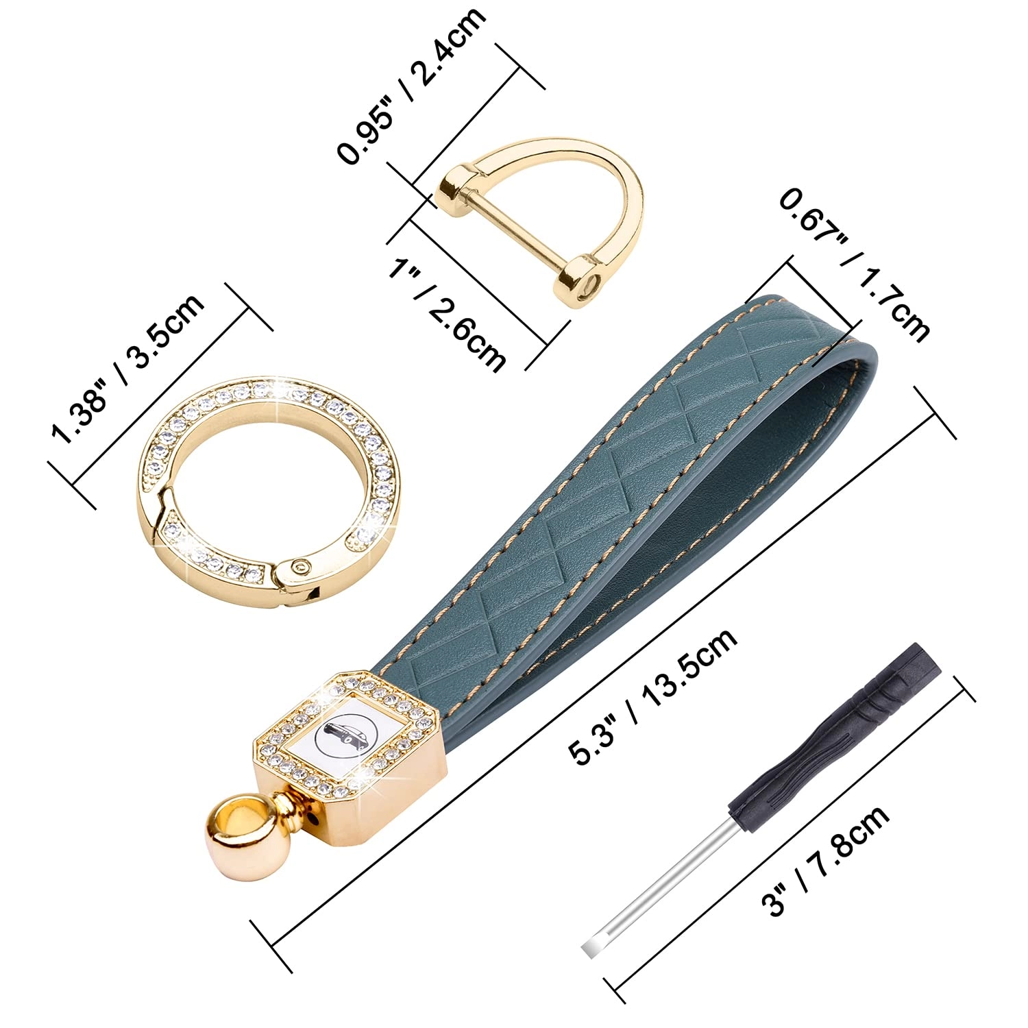 Bling Car Keychain - Car
