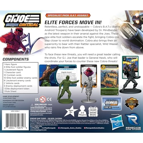 G.I. Joe: Mission Critical Specialist Pack B.A.T. Assault Expansion - Miniatures