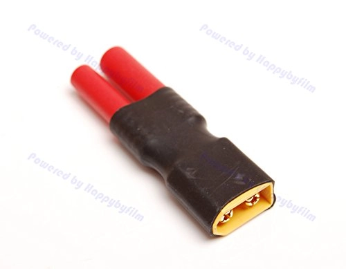 XT60 to 4MM Bullet Adapter - Male Pack of 5