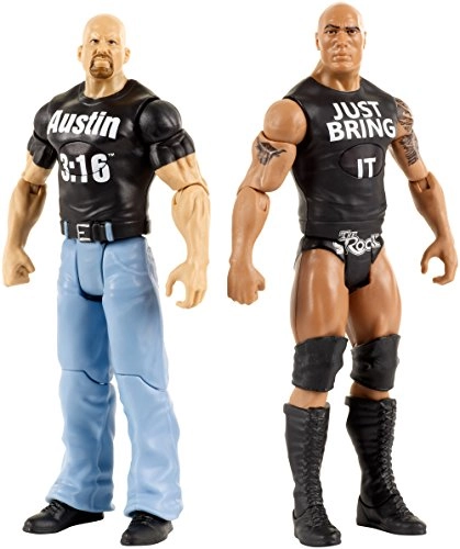 Tough Talkers - The Rock + Steve Austin (DXG92) 2 pcs