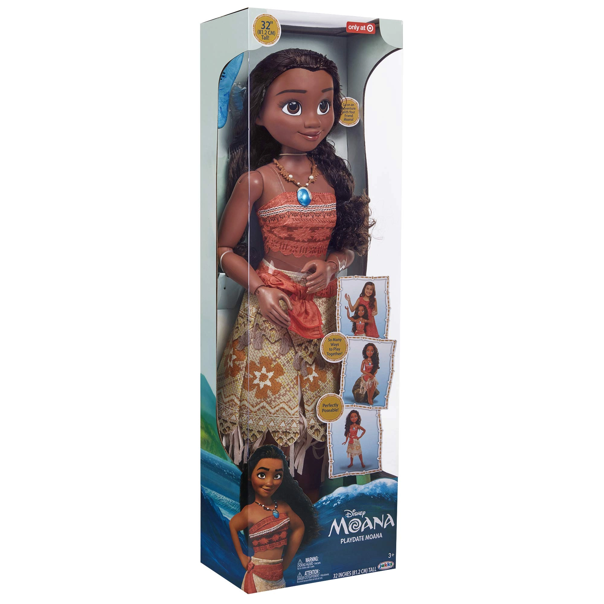 Moana Doll - 32" Poseable Ages 3+