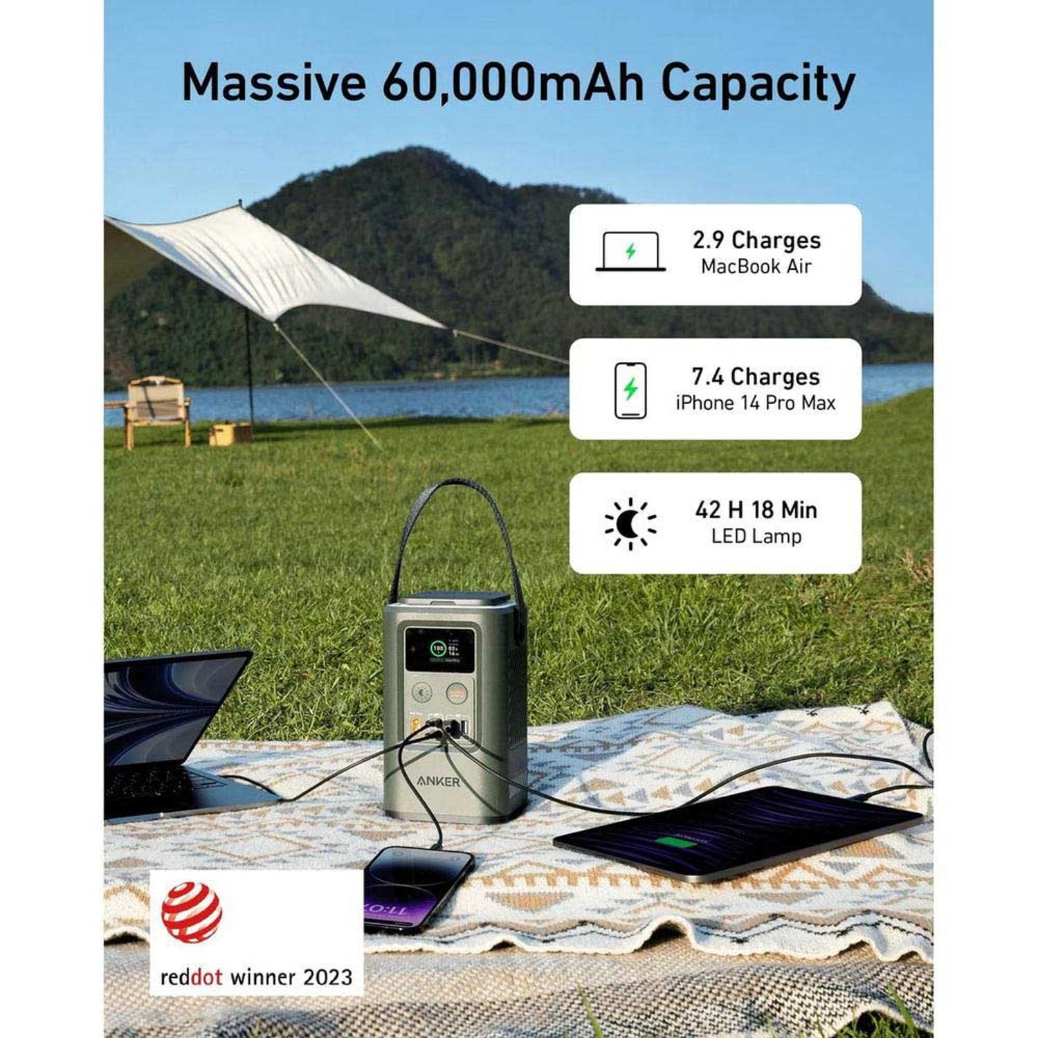 548 Power Bank - 60000mAh 60W