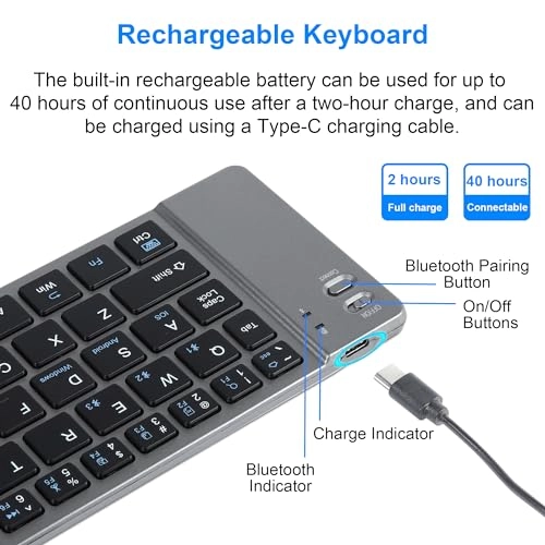Foldable Bluetooth Keyboard - Wireless
