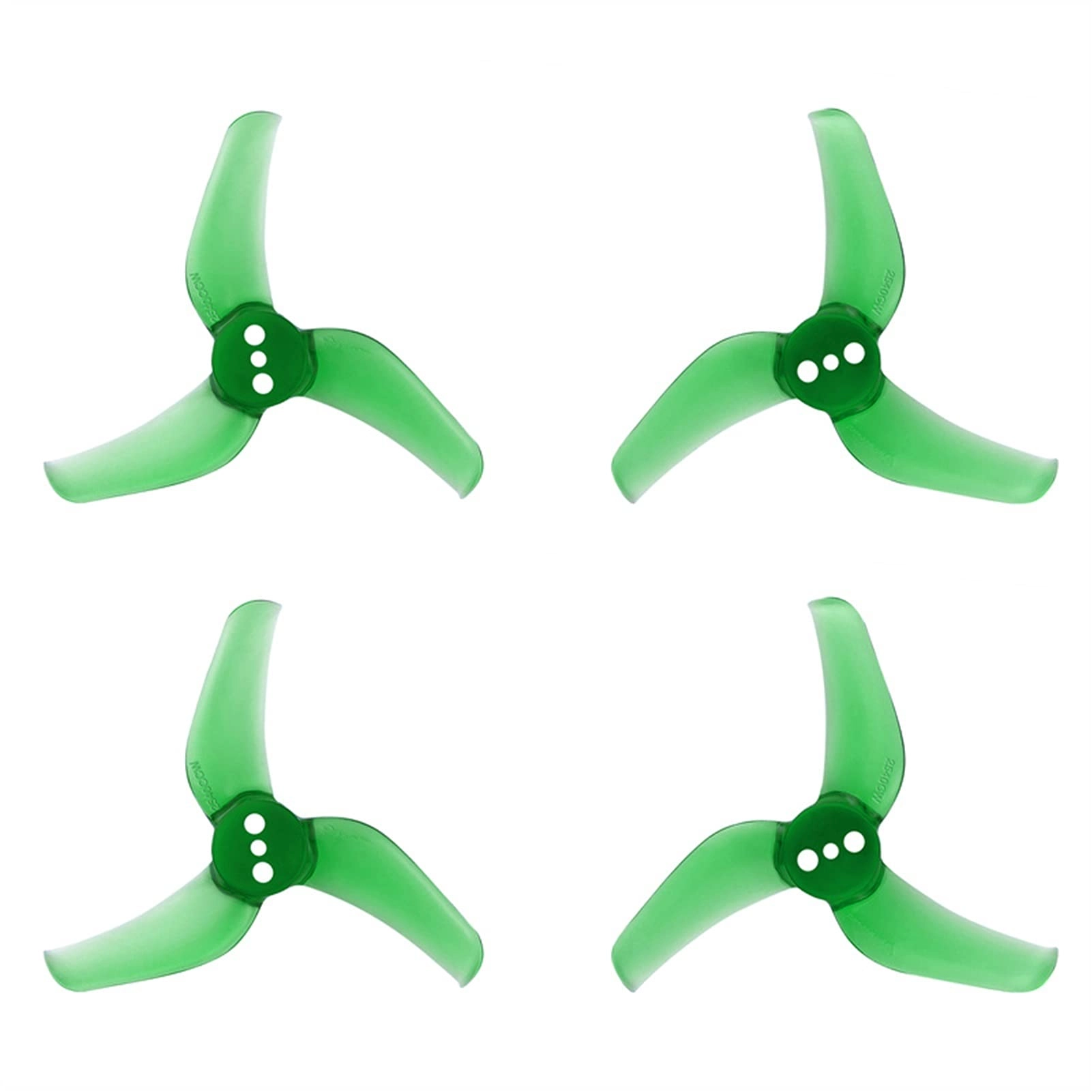 3-Blade PC Propeller - 4Pairs 2.5" 5mm Hub ID