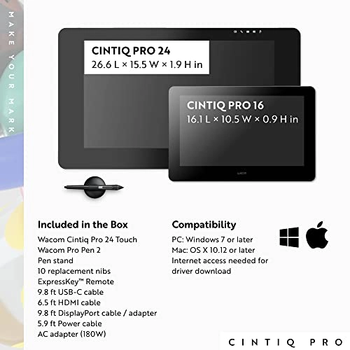 Cintiq Pro 24 - 8192 pressure levels