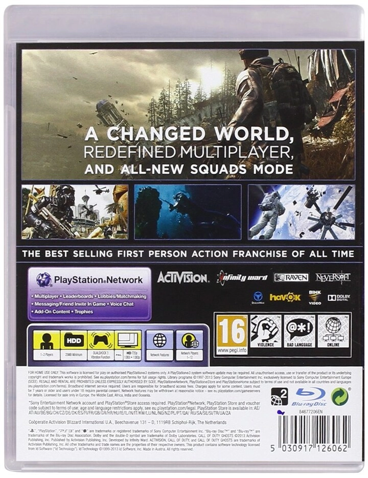 Call Of Duty Ghosts - PlayStation 3