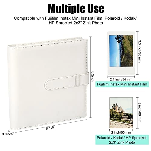 Instax Mini 256 Pockets Leather Photo Album