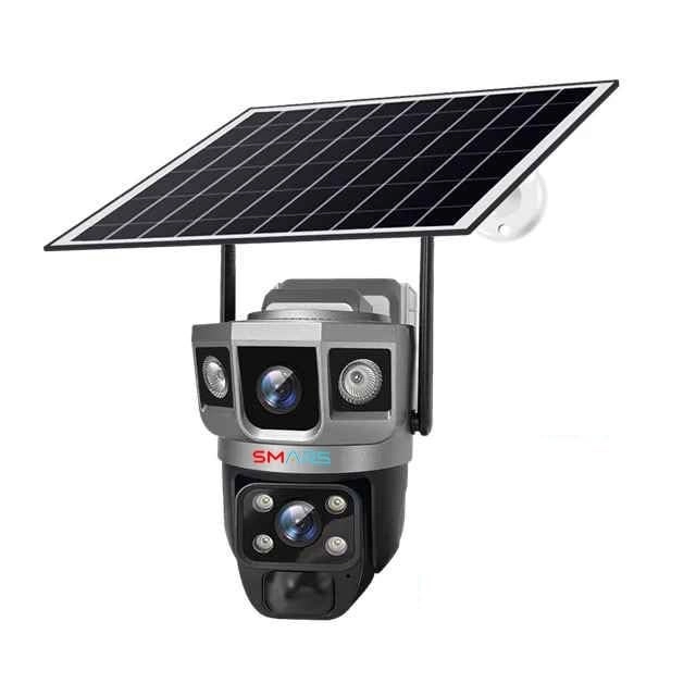 smars 8MP Dual Lens PTZ Outdoor CCTV Camera