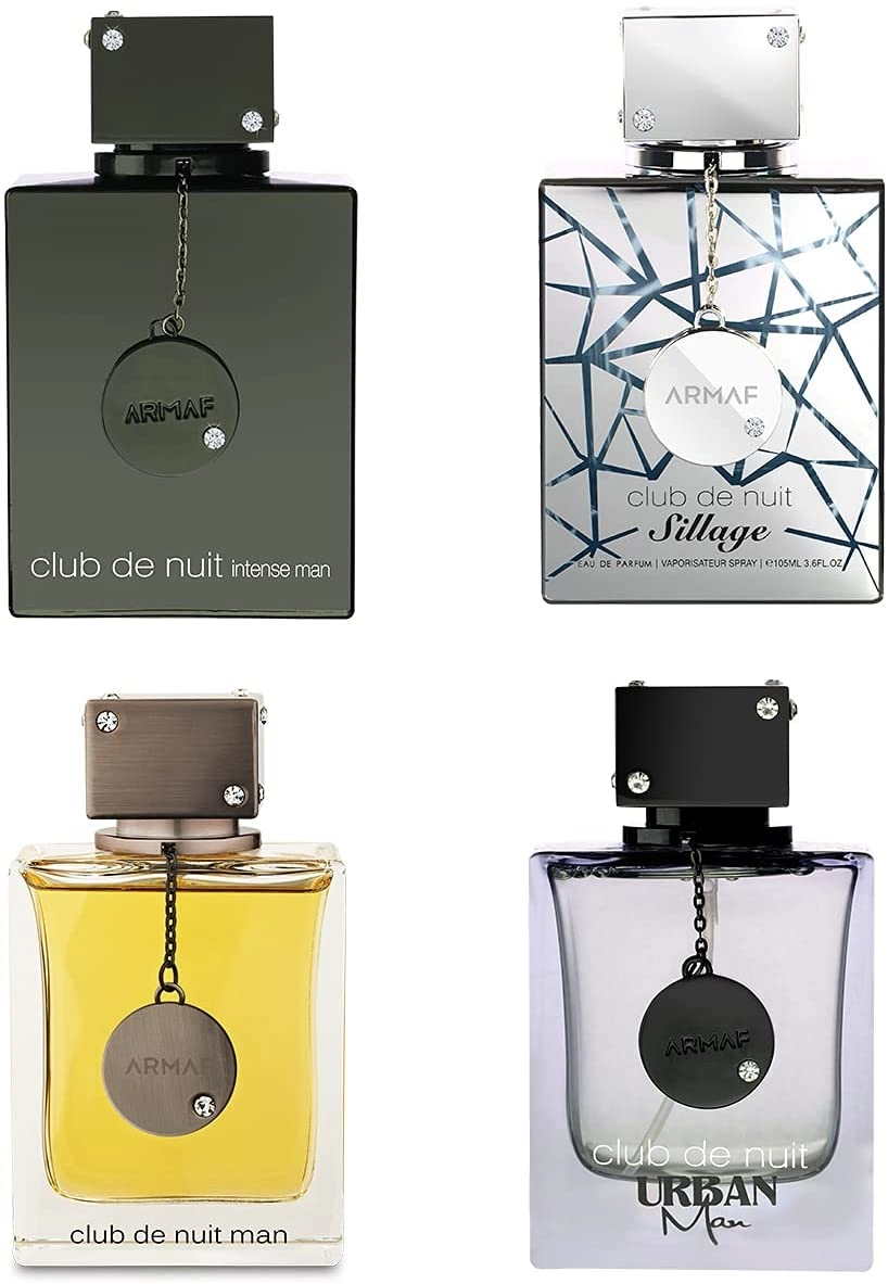 Club De Nuit Intense Eau de Toilette 105ml + Club De Nuit Sillage Eau de Toilette 105ml + Club De Nuit Urban Eau de Toilette 105ml + Club De Nuit Man Eau de Toilette 105ml