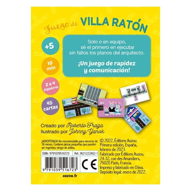Villa of Mice - Card Game (Spanish)