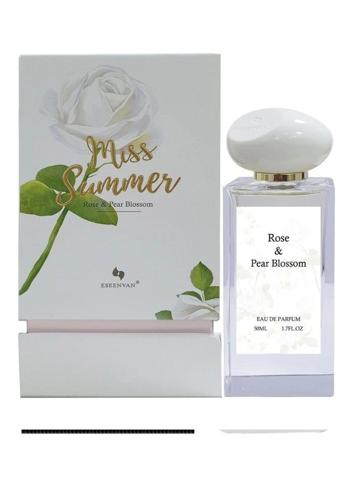 Miss Summer - Rose & Pear Blossom Eau de Parfum 50ml