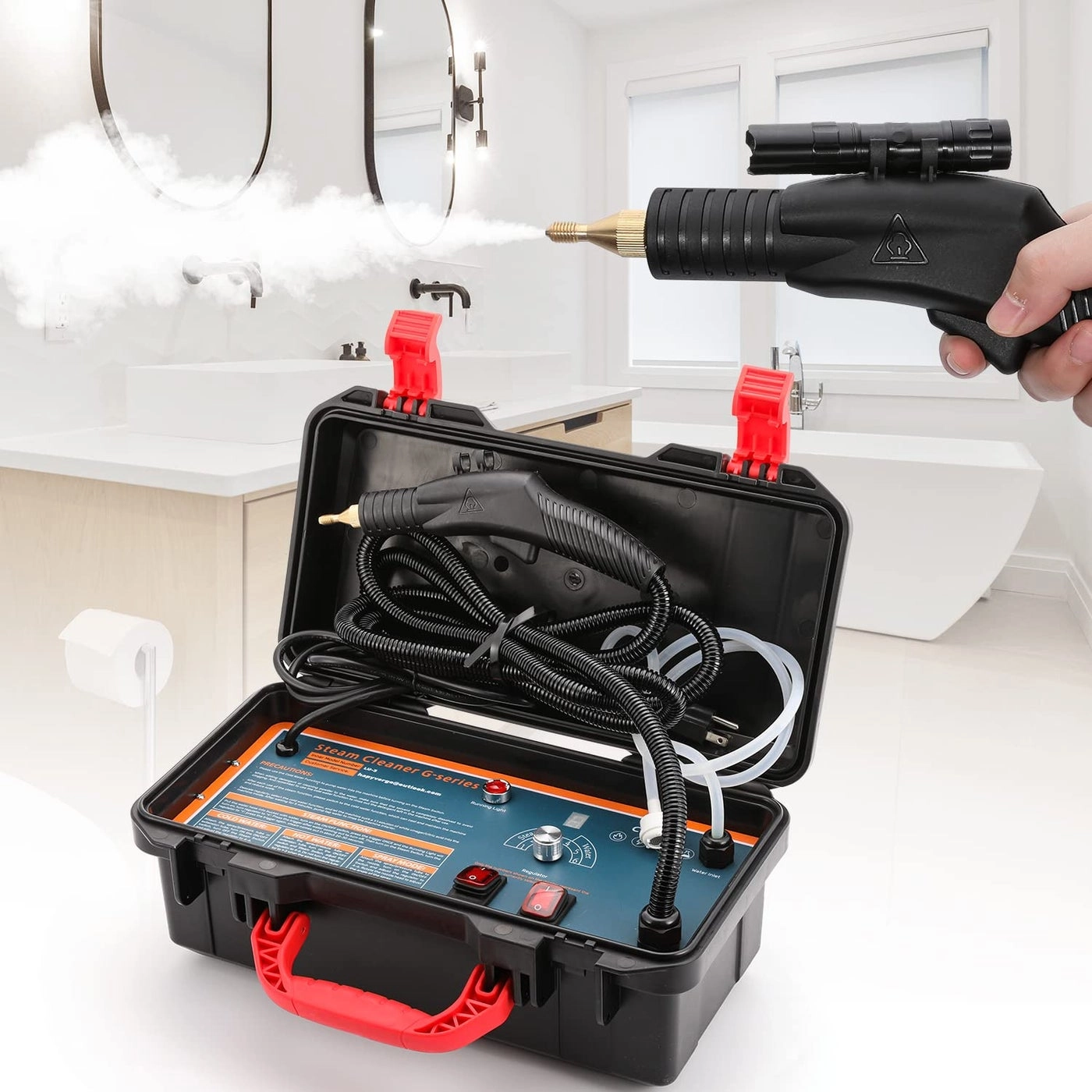 Hapyvergo High Pressure Steam Cleaner - 35Bar