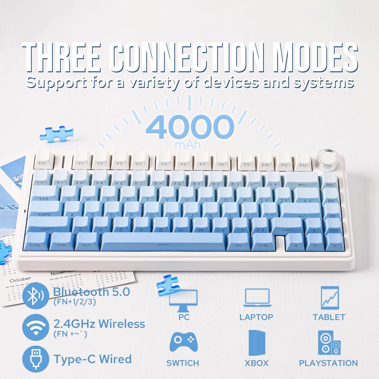 Aula F75 - QWERTY Wired/Wireless