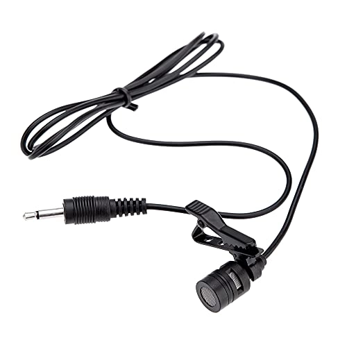 Mini Portable Clip-on Lapel Lavalier Condenser 3.5mm-Mini-Jack Microphone