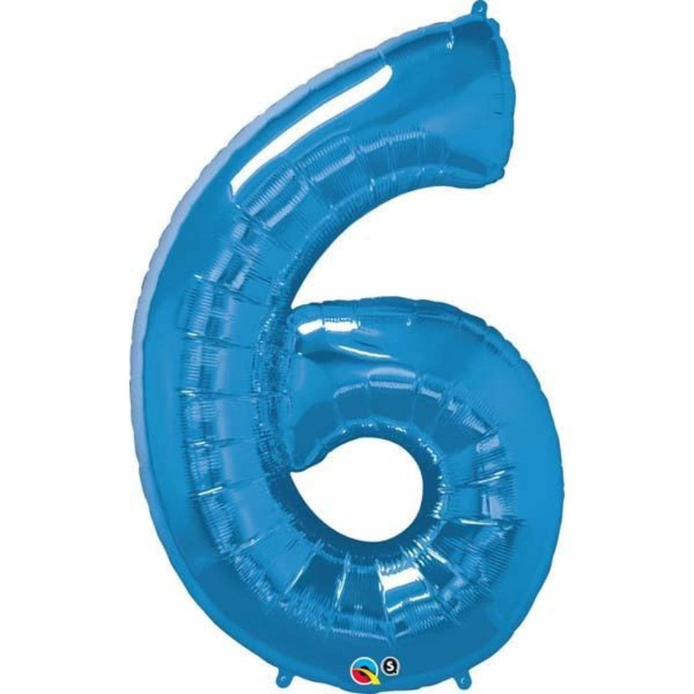 Number Six Foil Balloon