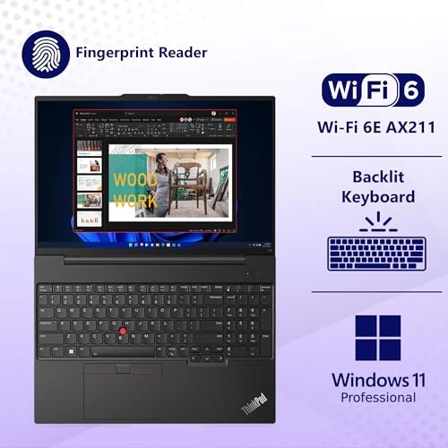 ThinkPad E16 Gen 1 21JN00C4GR - 16'' i7-13700H 16GB DDR4 512GB SSD