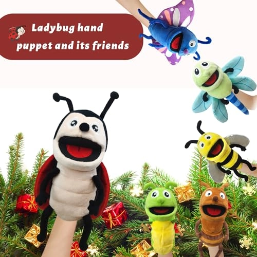 Hand Puppet - 13" Ladybug