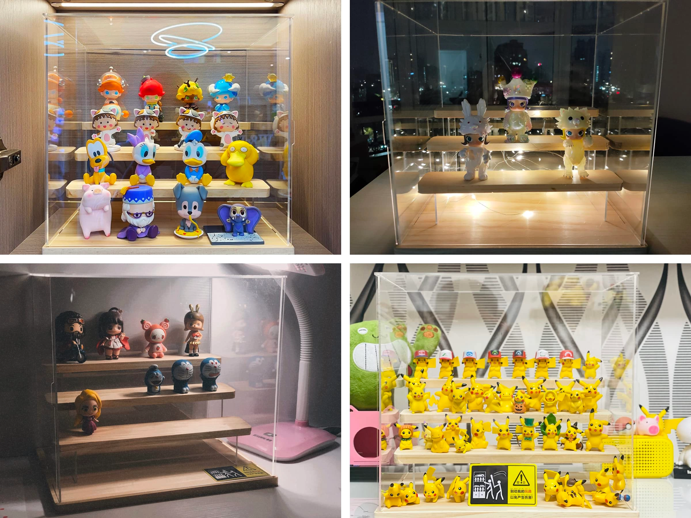 4 Tier Clear Acrylic Display Case - 1