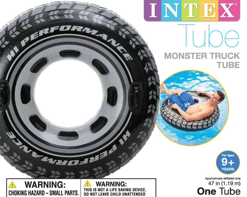 Intex Giant Tire Tube - Inflatable Pool Ring