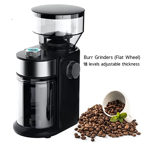 Coffee Grinder - Burr Flat Wheel 18 Levels