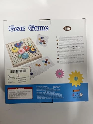 Wooden Gears Game - 36 months - 3 years