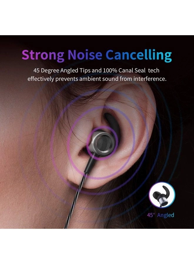 Noise Cancelling Headphones Wired Earbud