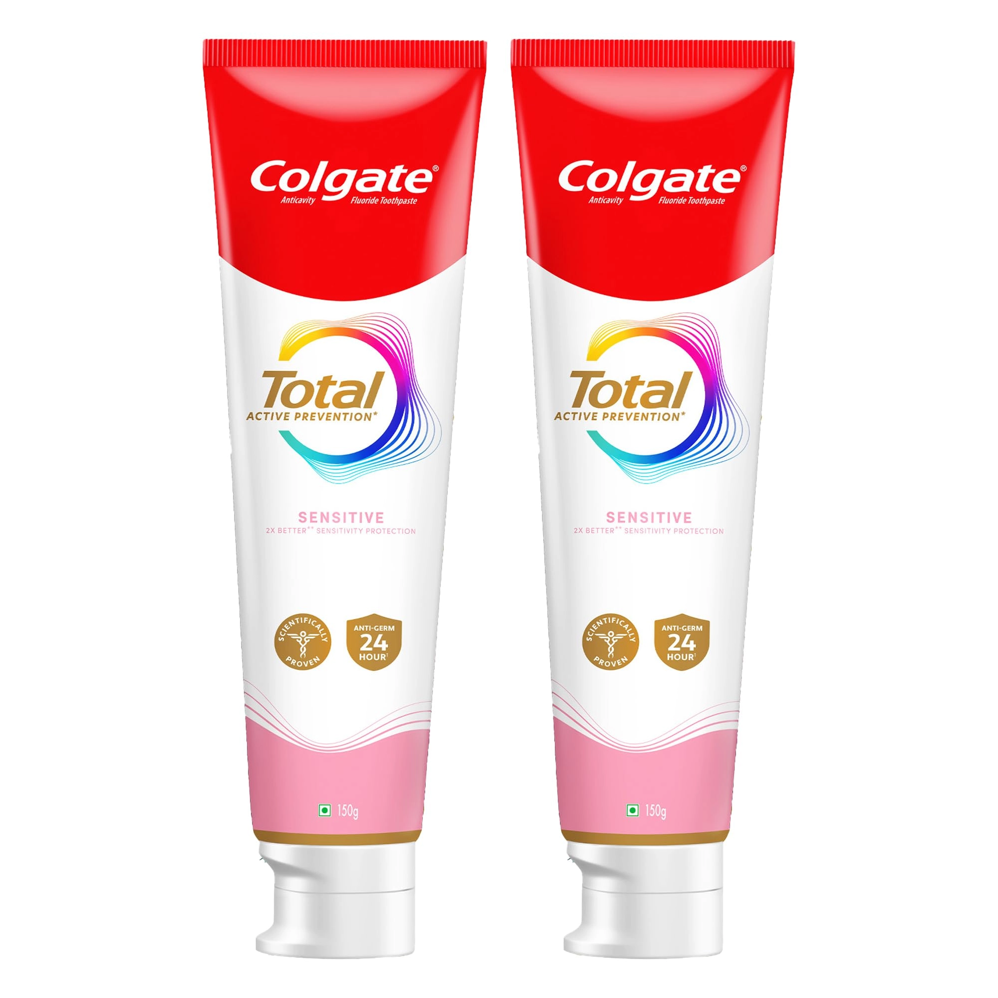 Colgate-Palmolive, Colgate-Palmolive (India) Ltd., Plot No.78,EPIP Phase-I,Jharmajri,Baddi,Tehsil Nalagarh,Distt.Solan,H.P.174103.IN15 M-HIM/COS/05-48 Total Sensitive Unflavoured Toothpaste Adult 300 g