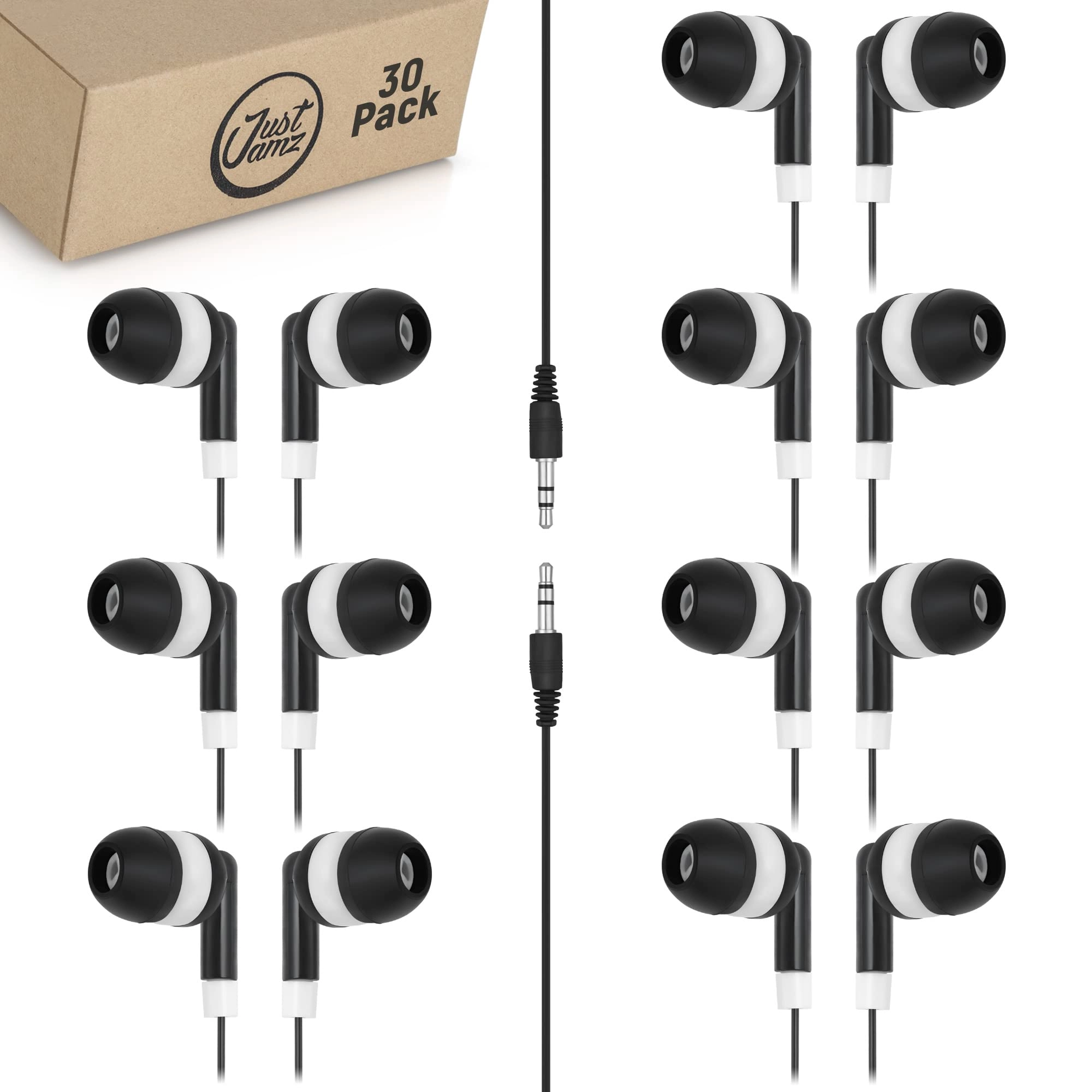 Bubbles Wired Earbud 30 Pack