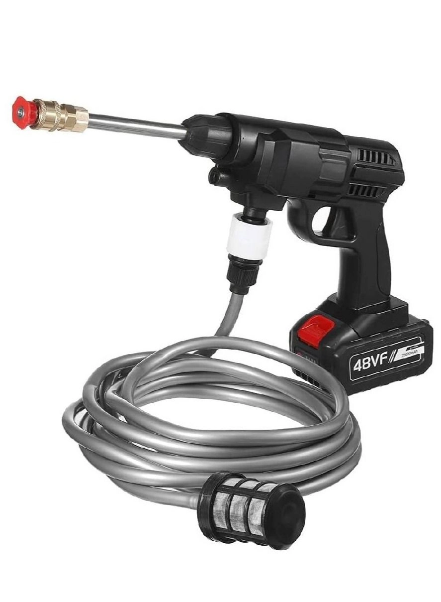 GENNEXT 48VF Cordless High Pressure Car Washer - Nozzles Water Gun Set