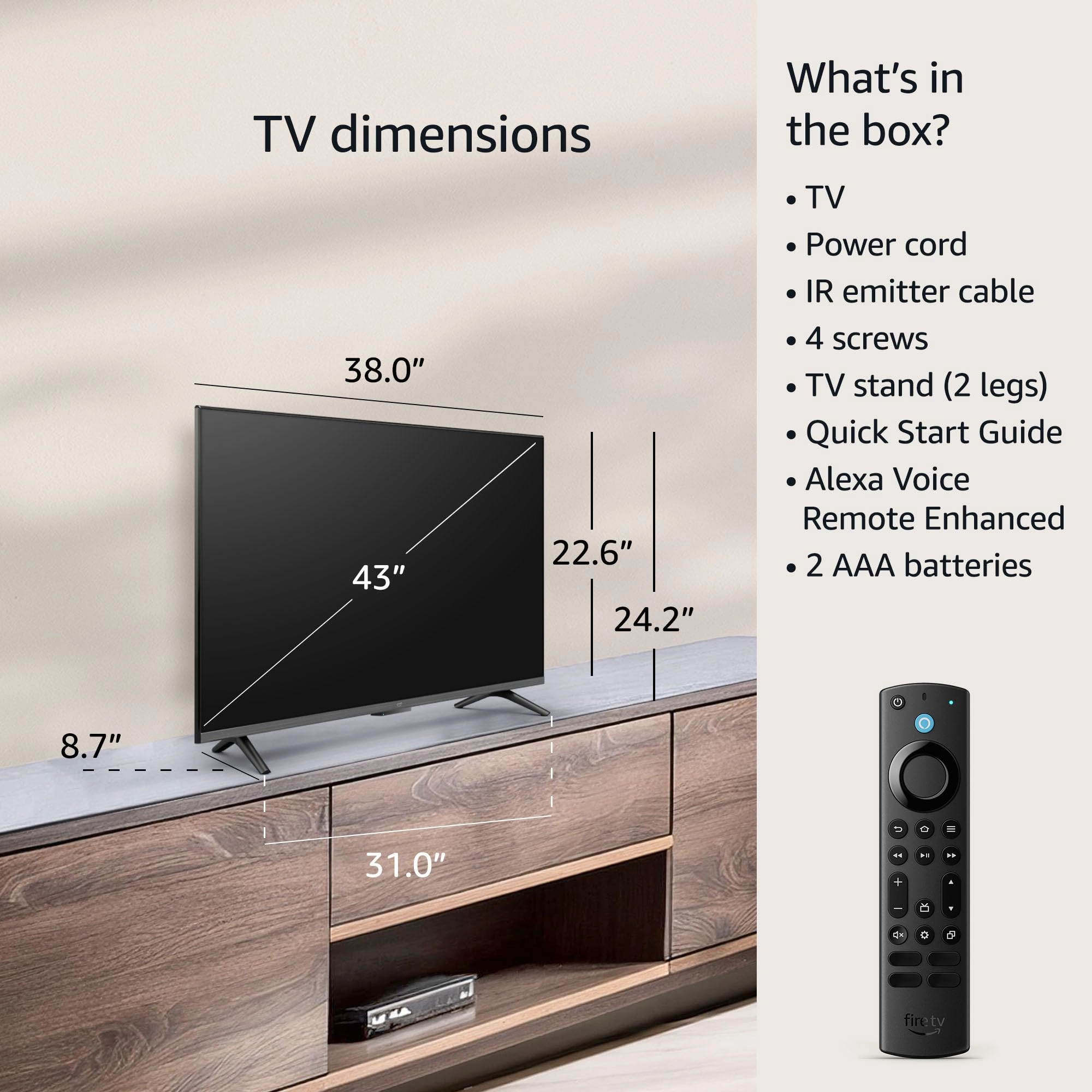 4K43M600A - 43"