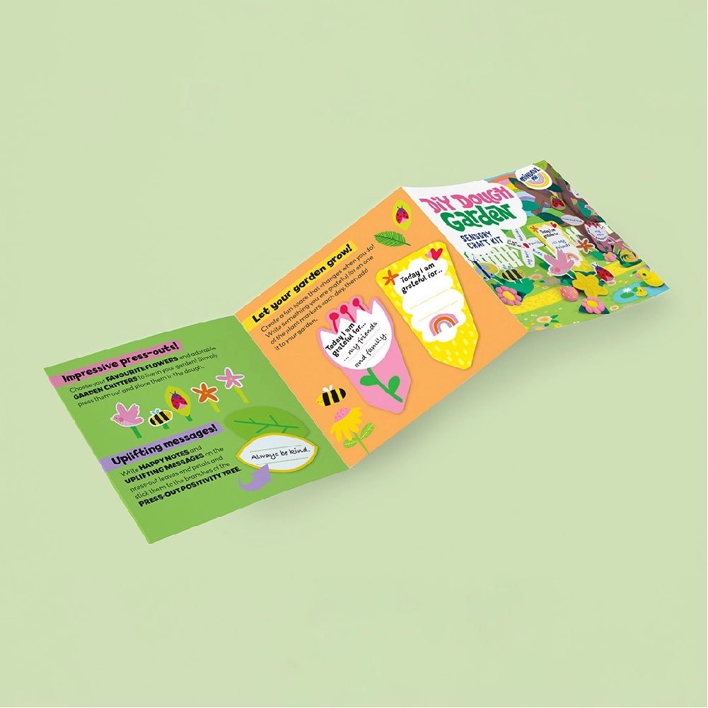 Mindful Me DIY Dough Garden Sensory Craft Kit - 6+ Multi Colour